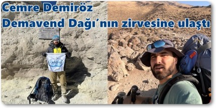 İran’ın En Yüksek Zirvesi Demavend Dağı’na Tırmandı